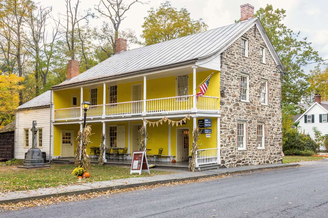 DuBois Fort on Historic Huguenot Street in New Paltz, New York.